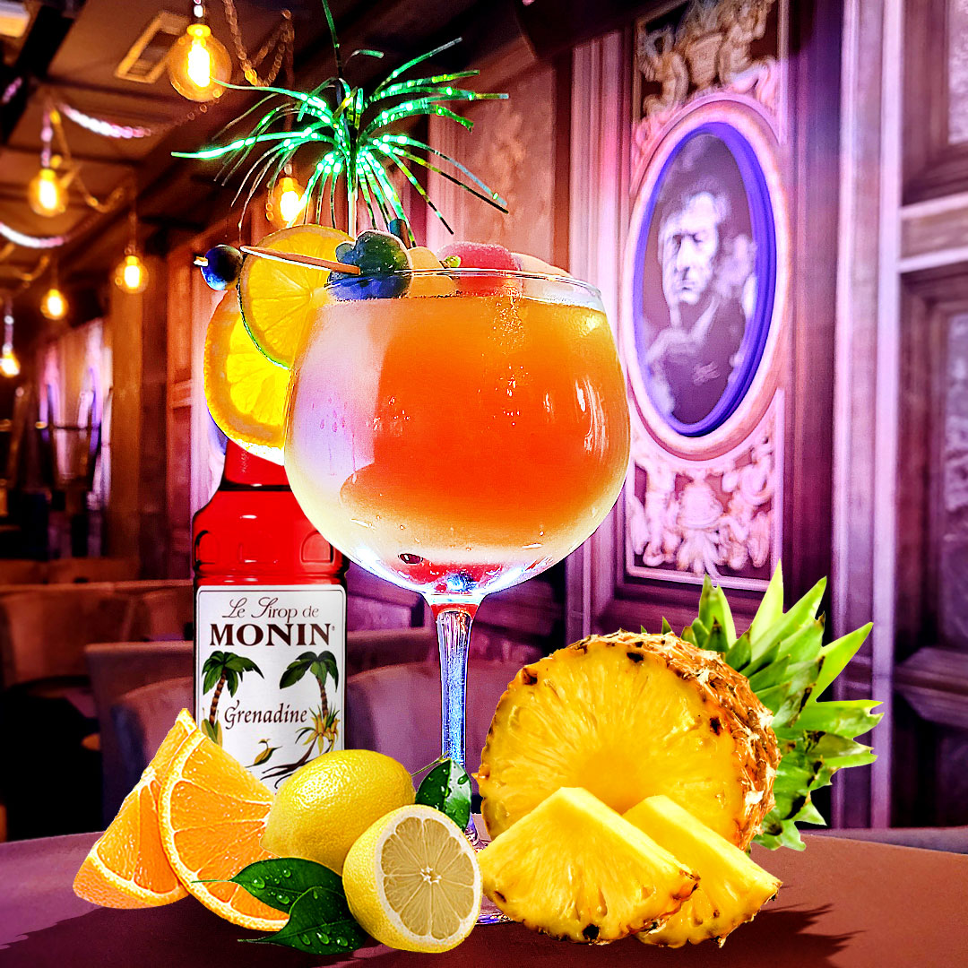 Fruit Punch - Jus d'orange, Citron, Ananas, Sirop de Grenadine