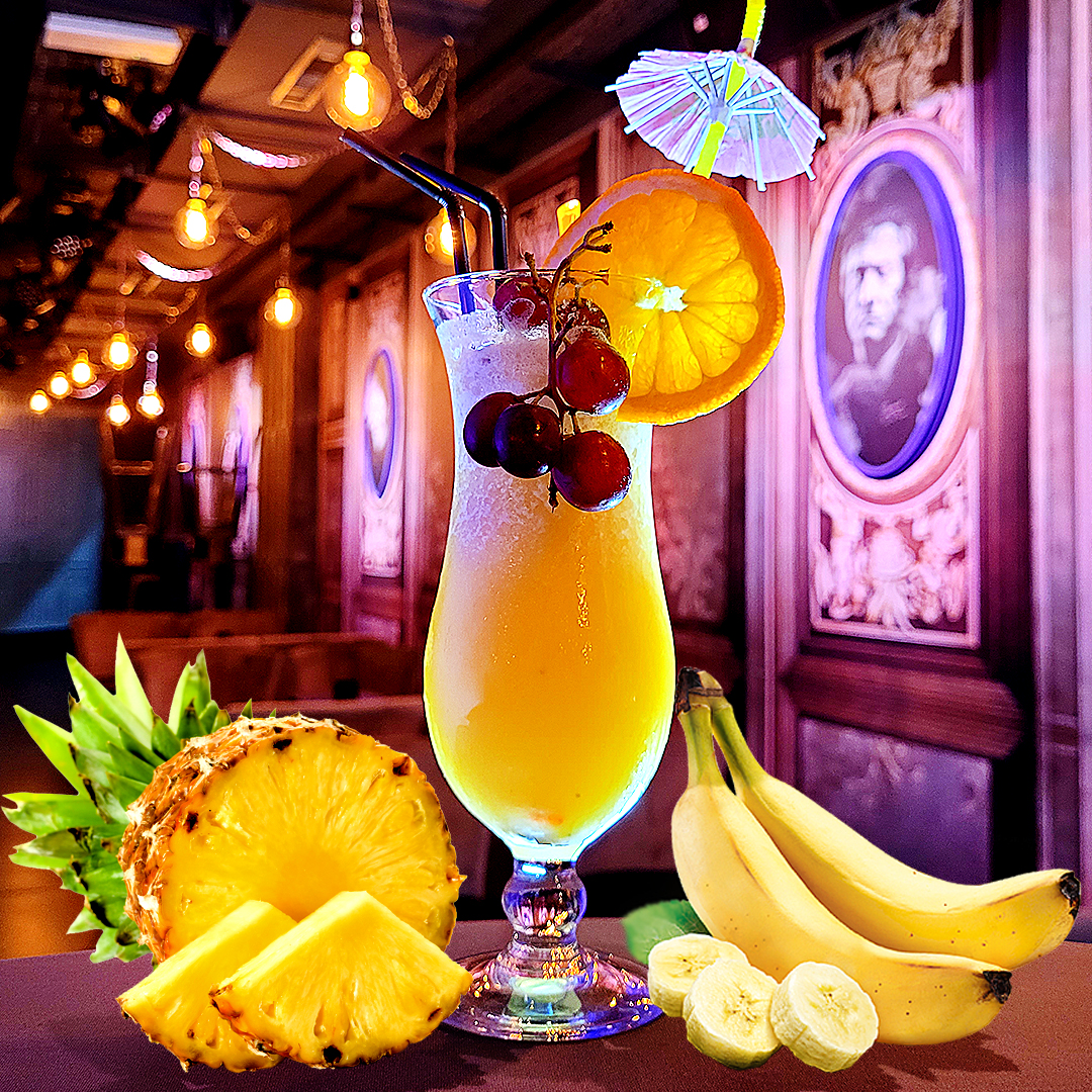 Banane / Ananas - Banane, Ananas, jus d’Orange, Sucre de Canne
